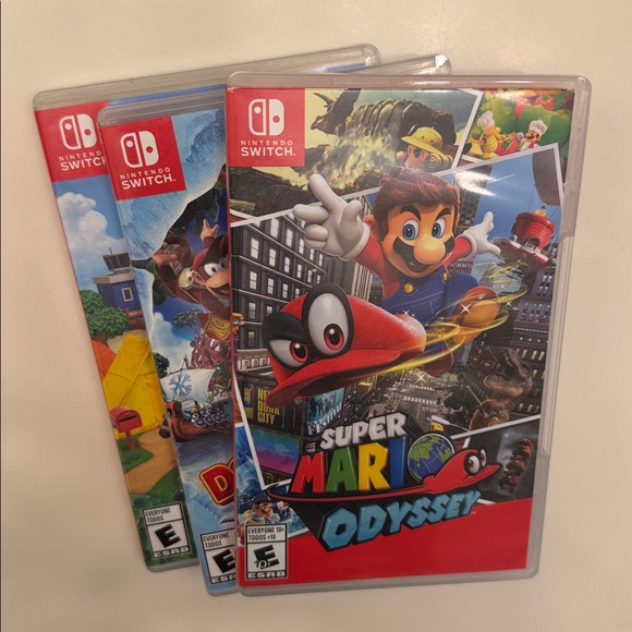 Lot of 3 Nintendo Switch Empty Cases Mario Donkey Kong Animal Crossing Bundle - Picture 10 of 11